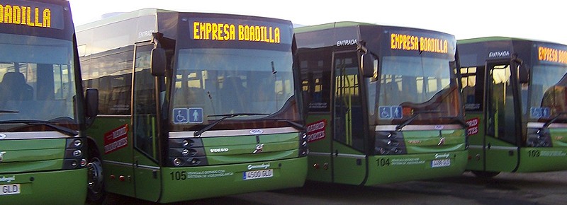 Reordenación del Transporte Público de Boadilla. Autobuses de Transporte Público