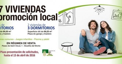 7 viviendasd de promoción local Ayuntamiento de Boadilla del Monte