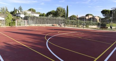 Nuevas pistas polideportivas en la Urbanización de Valdecabañas