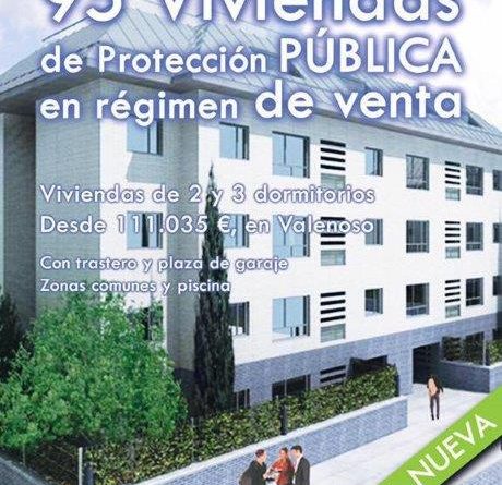 La EMSV promueve 95 nuevas viviendas protegidas en régimen de venta en Valenoso