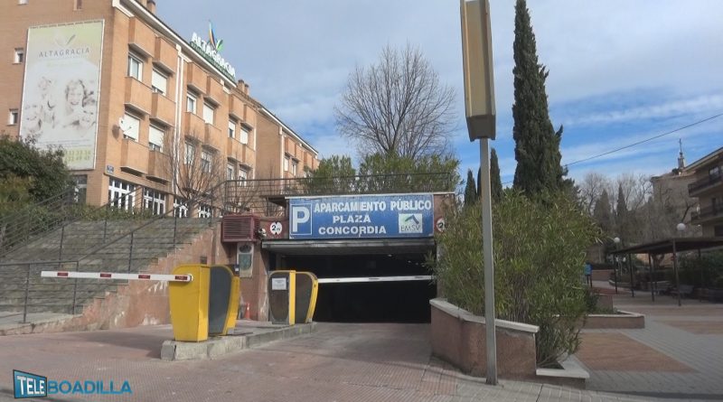 Remodelación del parking público de la plaza de la Concordia de Boadilla