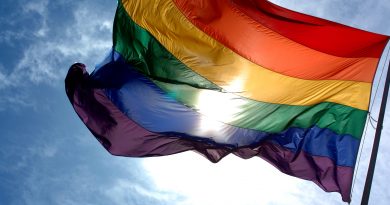 Bandera arco iris que representa al LGTB