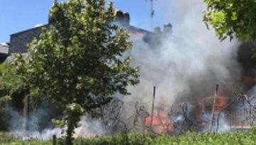 Incendio de una vivienda en Boadilla del Monte