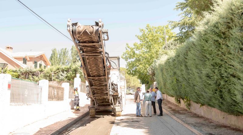 Operación asfalto en Boadilla 2017