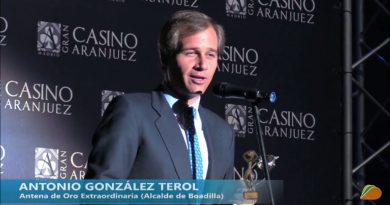 Antonio González Terol Premio Antenas de Oro 2017
