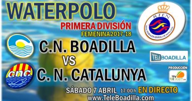 Waterpolo: 1ª División Femenina. CN Boadilla vs CN Catalunya