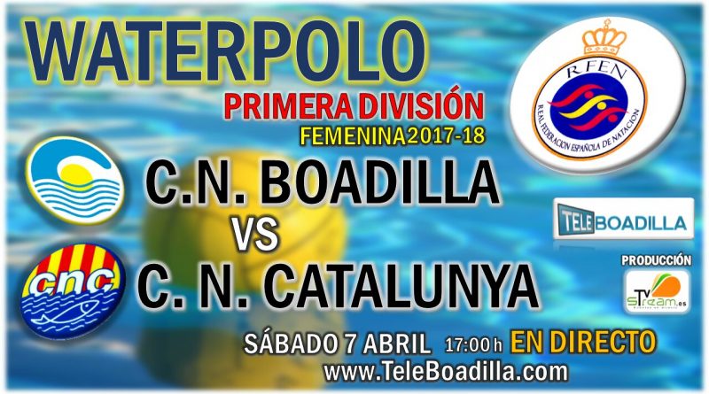 Waterpolo: 1ª División Femenina. CN Boadilla vs CN Catalunya
