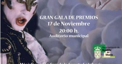 Gala entrega premios Festival Cortometrajes Boadilla del Monte 2018