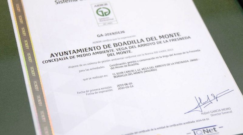 El Ayuntamiento renueva las certificaciones de calidad por su gestión medioambiental