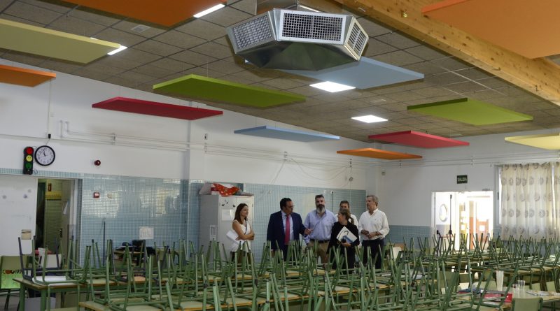El Ayuntamiento amplía las zonas con bioclimatización en el CEIP Teresa Berganza