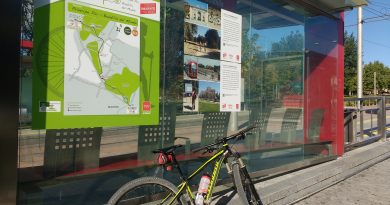 Teleboadilla. Rutas en bicicleta o a pie desde Metro Ligero. Boadilla Centro_Ruta verde