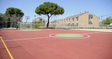 Teleboadilla. Nueva pista de fútbol sala y baloncesto en la calle Cabo de Peñas de Boadilla del Monte