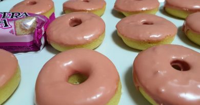 Teleboadilla. repostería- creativa. Donuts de la pantera rosa