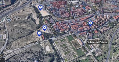 Teleboadilla. Vista aérea de los aparcamientos para las Veladas del Palacio