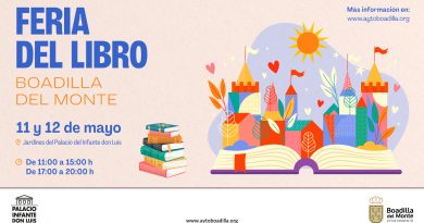 La Feria del Libro de Boadilla se celebrará en los jardines del Palacio