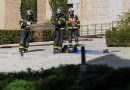Simulacro de incendio en la iglesia del Antiguo Convento