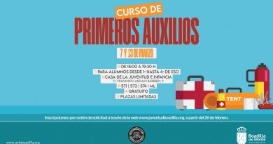 Curso de primeros auxilios dirigido a alumnos de 1º a 4º de ESO