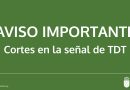 Mañana, 24 de febrero, habrá cortes programados en la señal de TDT, entre las 10:00 y las 15:00 horas