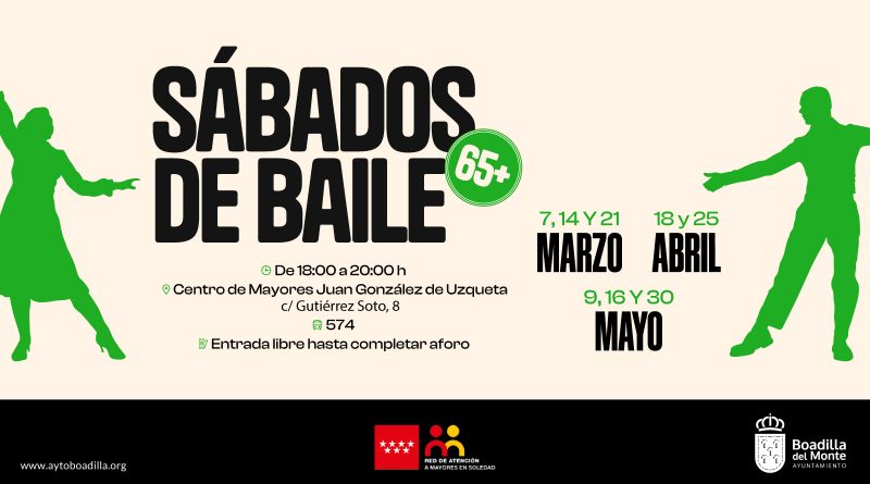 Nuevos «Sábados de Baile» para los vecinos de más de 65 años