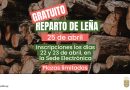 Nuevo reparto gratuito de leña entre los vecinos el próximo sábado, 25 de abril