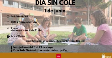 El CEIPSO Príncipe D. Felipe ofrece un Día sin Cole para el 1 de junio