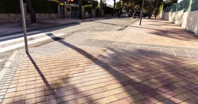 Finalizan los trabajos de acerado en la calle Río Jarama