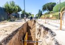 Obras de renovación parcial de la red de saneamiento en Valdecabañas
