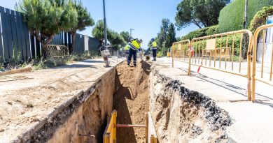 Obras de renovación parcial de la red de saneamiento en Valdecabañas