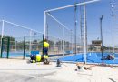 Renovada una de las pistas de tenis del Complejo Deportivo Ángel Nieto