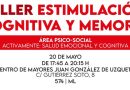 Taller de estimulación cognitiva y memoria para mayores