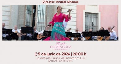 Música y Danza en el Palacio el viernes que viene
