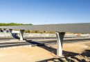 El Canal de Isabel II construye una nueva pasarela peatonal sobre la M-50