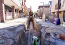 Obra del nuevo colector de saneamiento