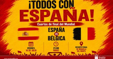 Pantalla gigante para seguir el España-Bélgica