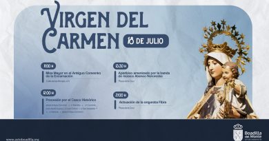 El casco histórico de Boadilla se prepara para honrar a la Virgen del Carmen