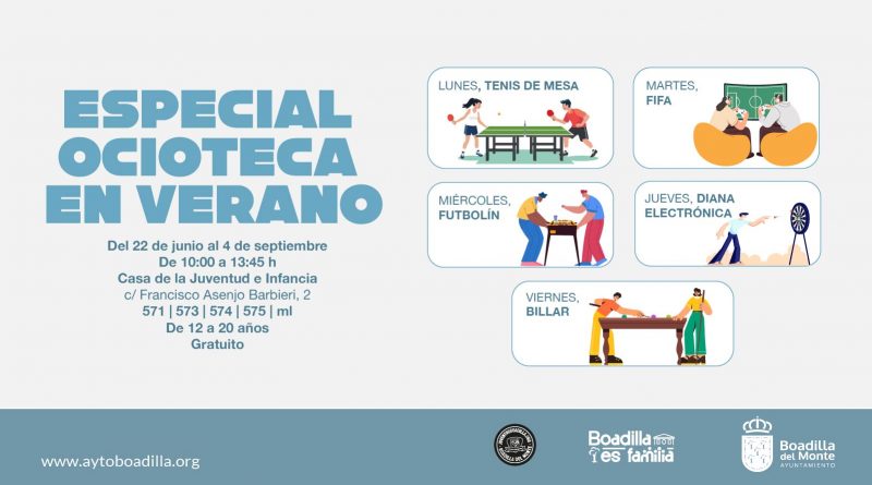 Entretenimiento para jóvenes en la Ocioteca