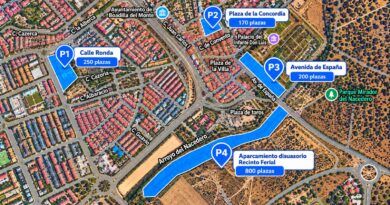 Dispositivo especial de tráfico y transporte por sus fiestas