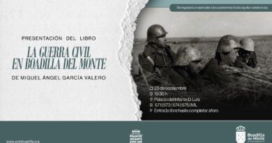 Boadilla presentará el próximo viernes un libro sobre la Guerra Civil en el municipio