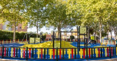 El área infantil del parque Víctimas del Terrorismo ya está abierto al público