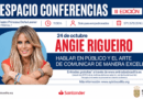 Disponibles las entradas para la conferencia de Angie Rigueiro