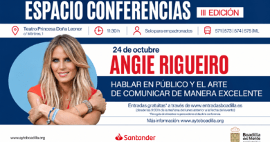 Disponibles las entradas para la conferencia de Angie Rigueiro