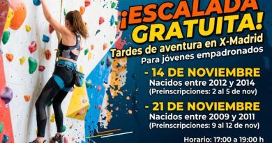 Boadilla ofrece tardes de escalada gratuitas para sus jóvenes